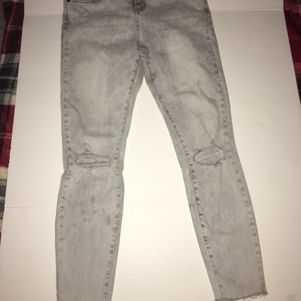 Washed out jeans